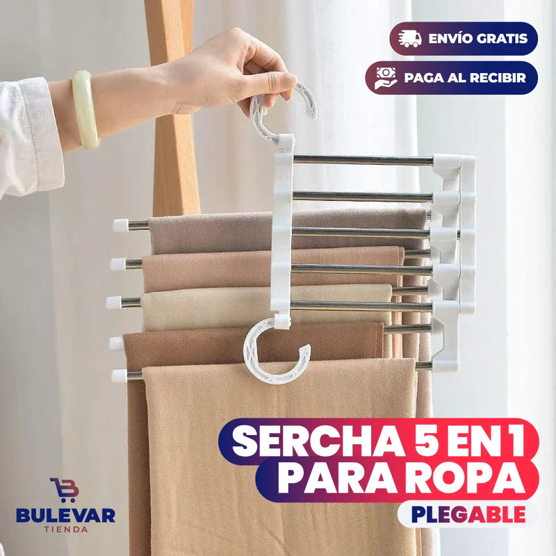 SERCHA PARA ROPA PLEGABLE 5 EN 1