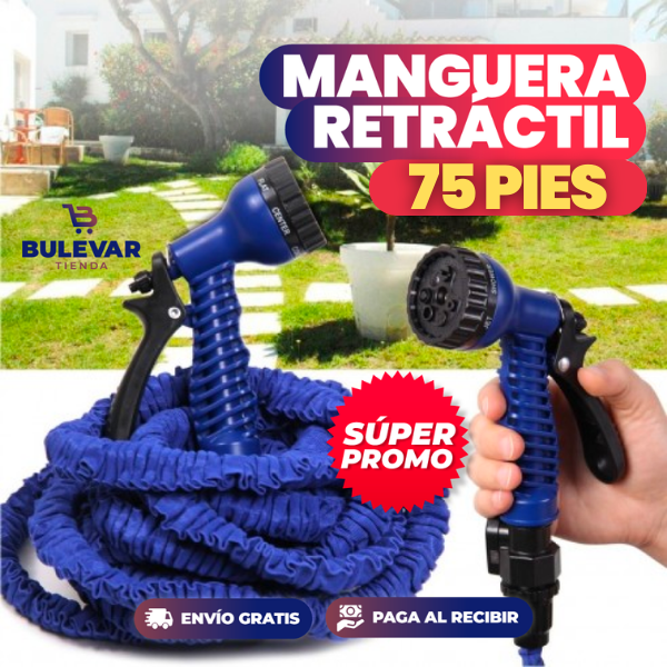 MANGUERA MÁGICA RETRÁCTIL 75 PIES