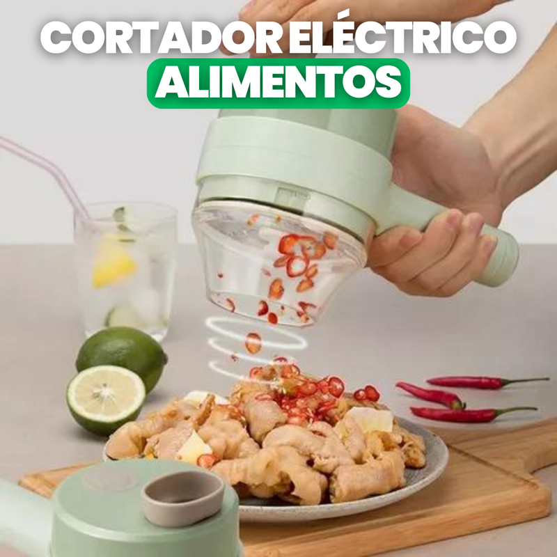 CORTADOR DE ALIMENTOS ELÉCTRICO PORTÁTIL + ENVÍO GRATIS