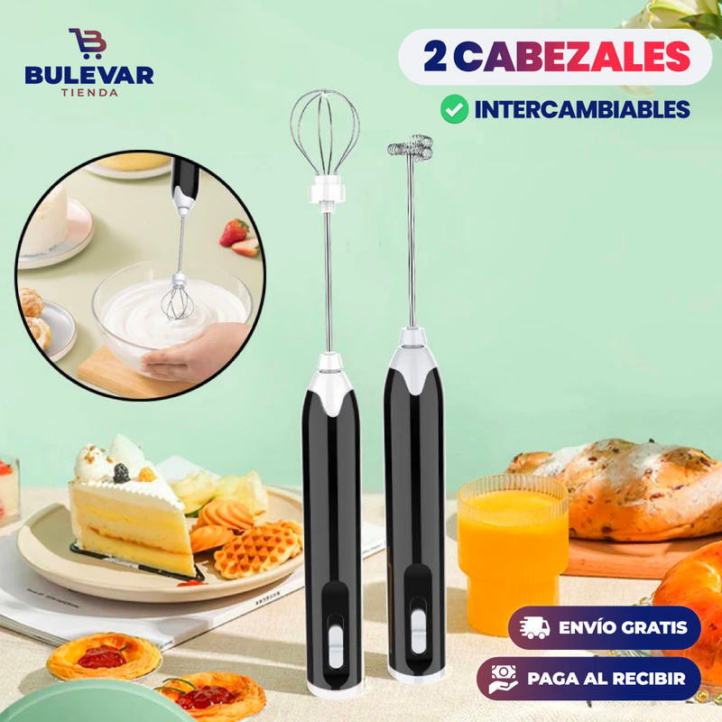 ESPUMADOR DE LECHE MULTIFUNCIONAL RECARGABLE