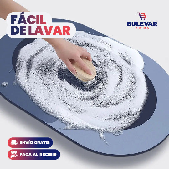 ALFOMBRA DE BAÑO ANTIDESLIZANTE SÚPER ABSORBENTE