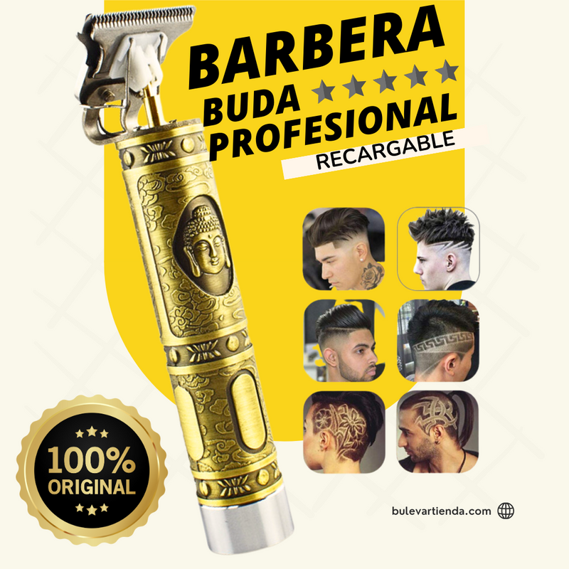 MÁQUINA BARBERA BUDA TRIMMER® PROFESIONAL RECARGABLE